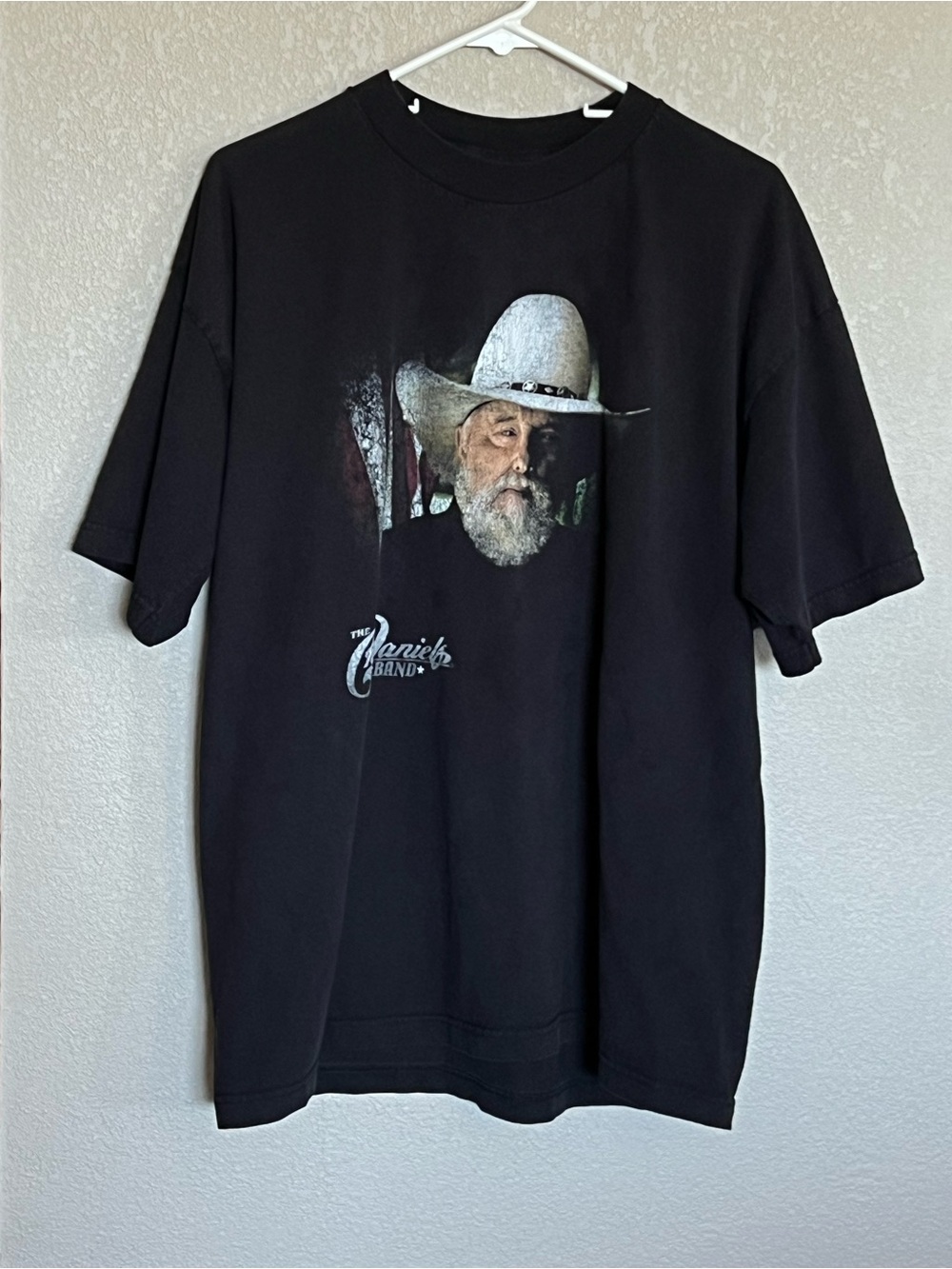 Bayside The Charlie Daniel's band Black Graphic Short-Sleeve Men's T-Shirt